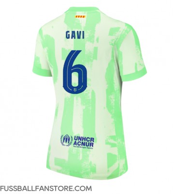 Barcelona Paez Gavi #6 Replik 3rd trikot Damen 2024-25 Kurzarm